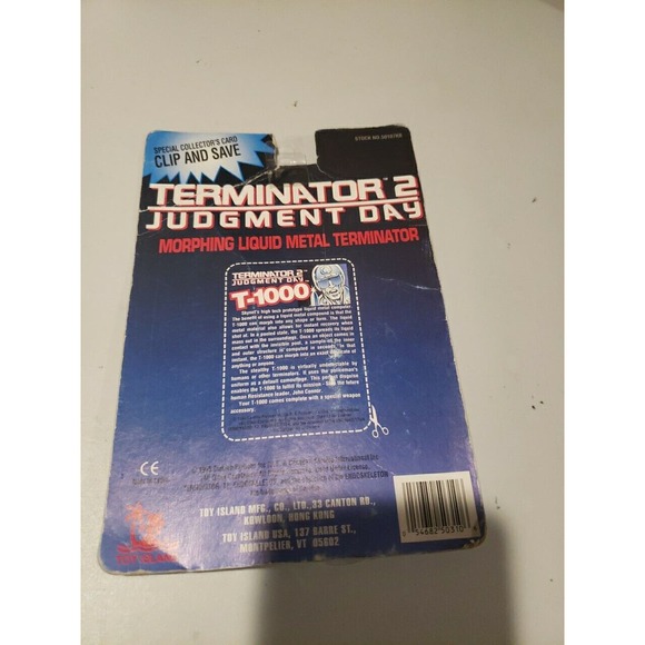 Terminator 2 Judgement Day T-1000 With Special Weapon Toy Island New And Sealed - Picture 5 of 8